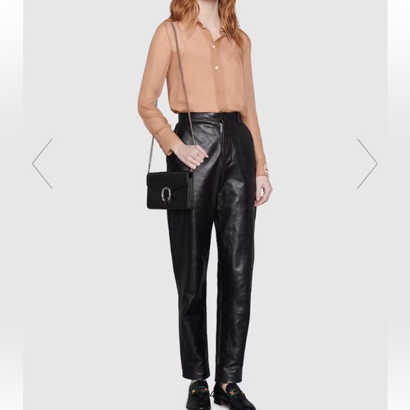 GUCCI DIONYSUS MINI LEATHER CHAIN WALLET - Picture 16 of 16